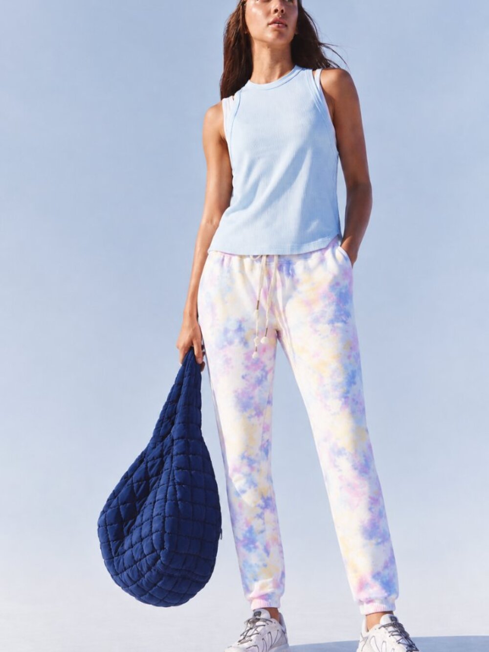 YOUNG FABULOUS & BROKE TIE DYE JERSEY KNIT JOGGERS